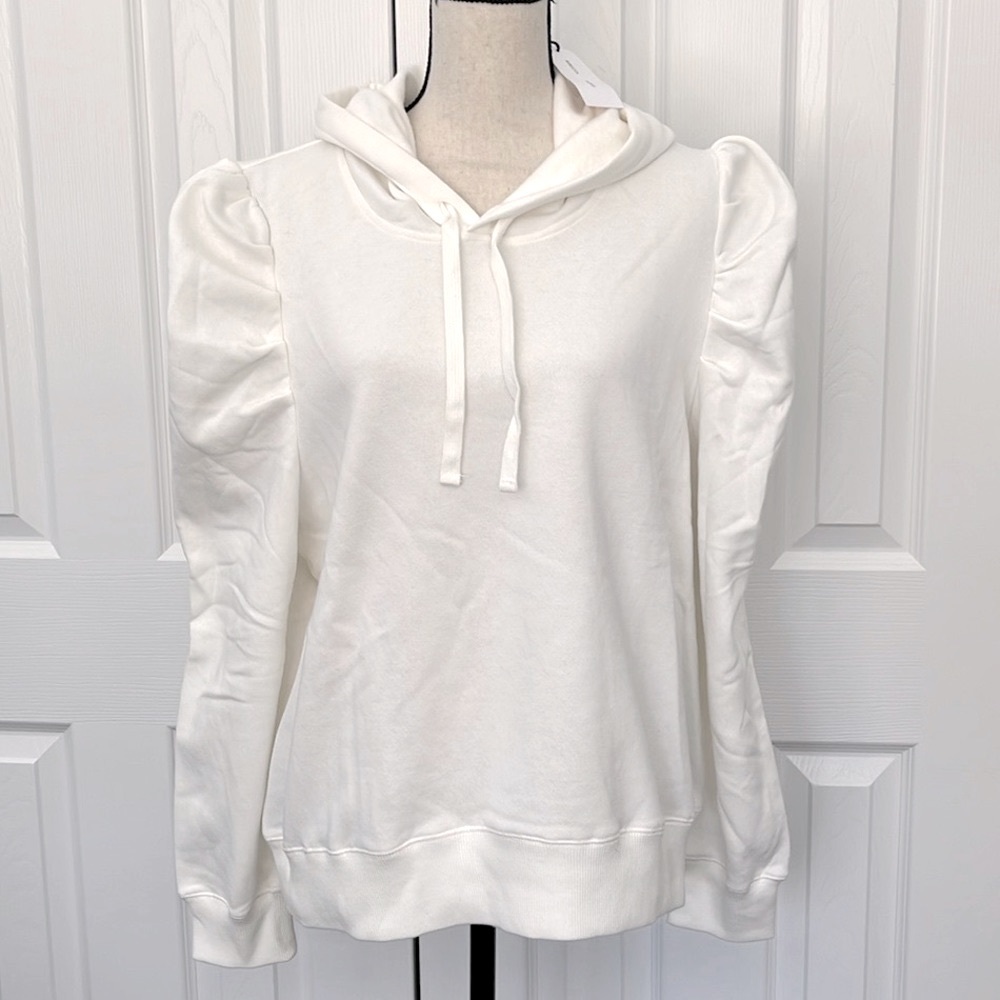 Rebecca Minkoff Janine Puff Shoulder Sweatshirt Top
